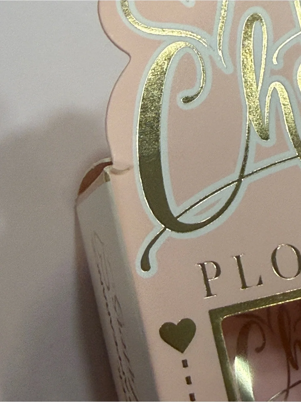 P. Louise  The Cheek of It Liquid Blush - Ballet Slipper.  See pics. Box Bent.
